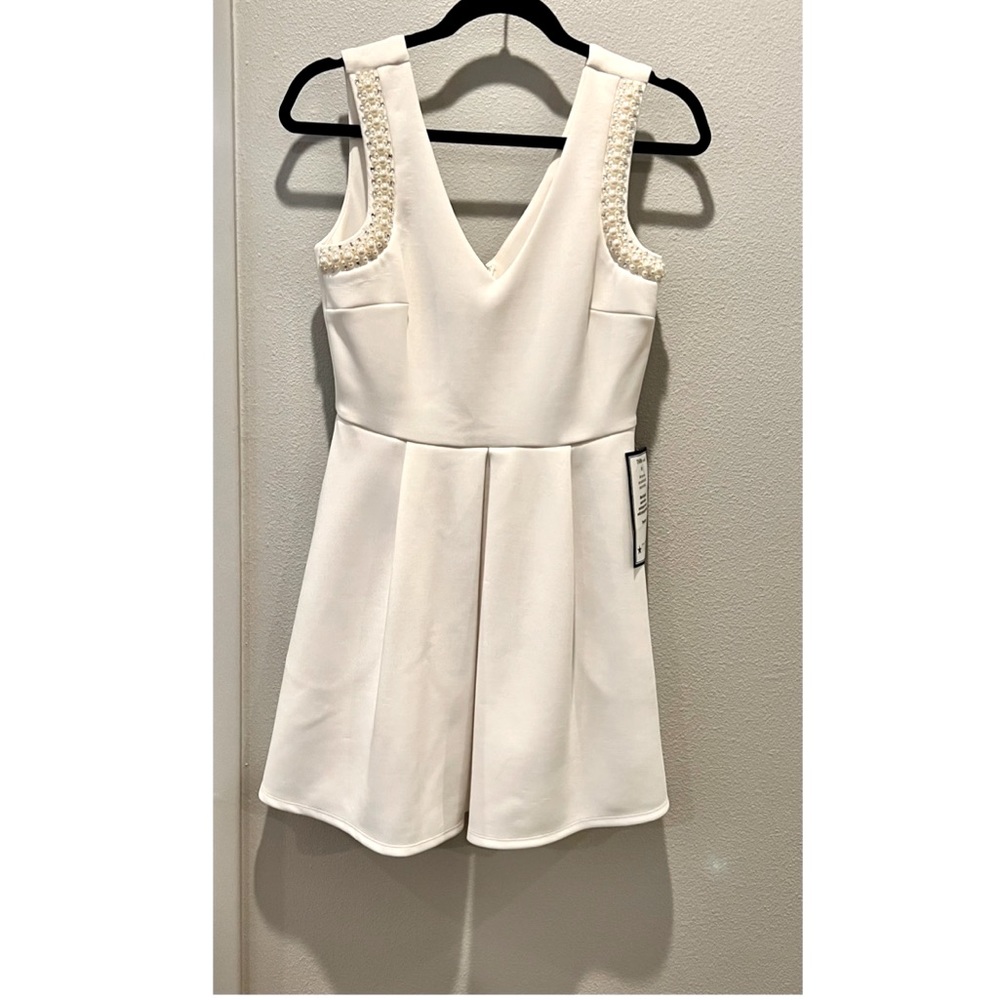 White semi-formal dress